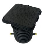 Regard Abrigel 400 Branchement 1 électrovanne 1'' PEHD32