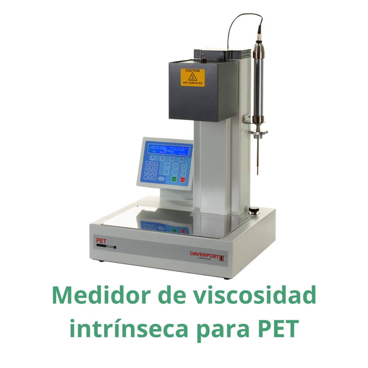 Medidor de viscosidad intrínseca para PET