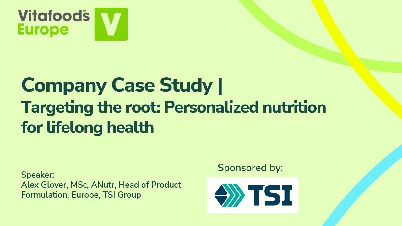 Company Case Study | Targeting the root: Personalized nutrition for lifelong health