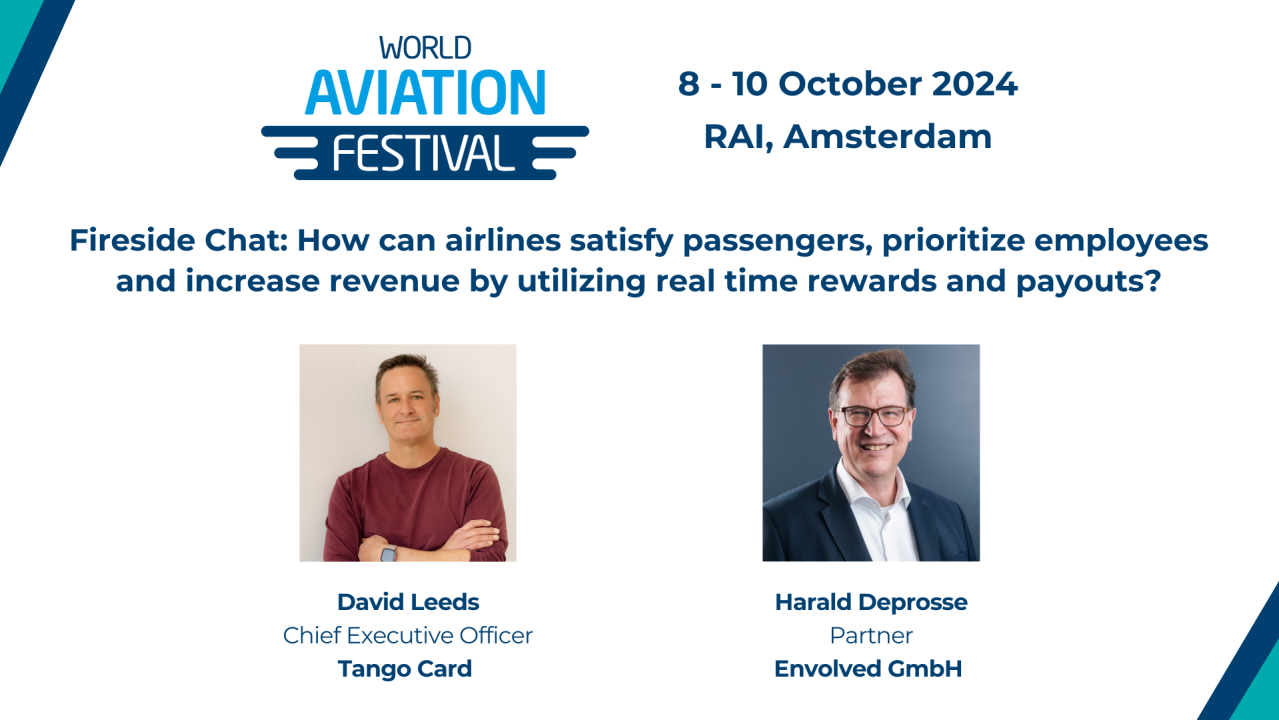 Fireside Chat: How can airlines satisfy passengers, prioritize employees and increase revenue by utilizing real time rewards and payouts?
