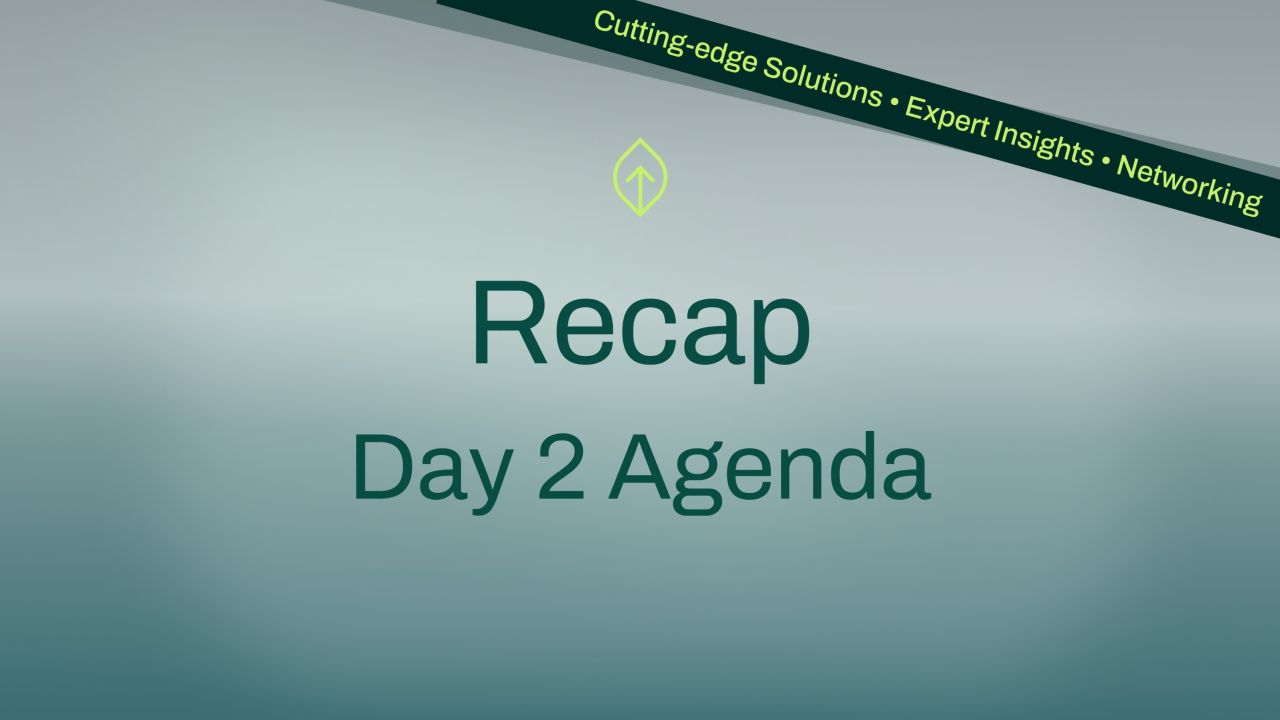 Recap & Day 2 Agenda