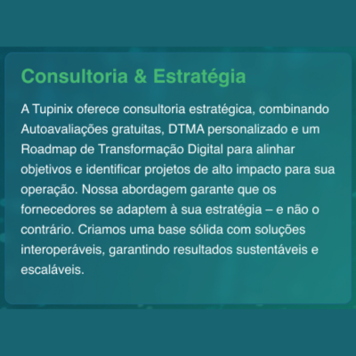 Consultoria Estratégica em Transformação Digital