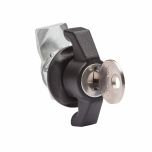 Fecho Lingueta Curta com Manopla, Trava para Cadeado e Miolo Yale