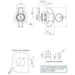 Fecho Lingueta Curta com Manopla