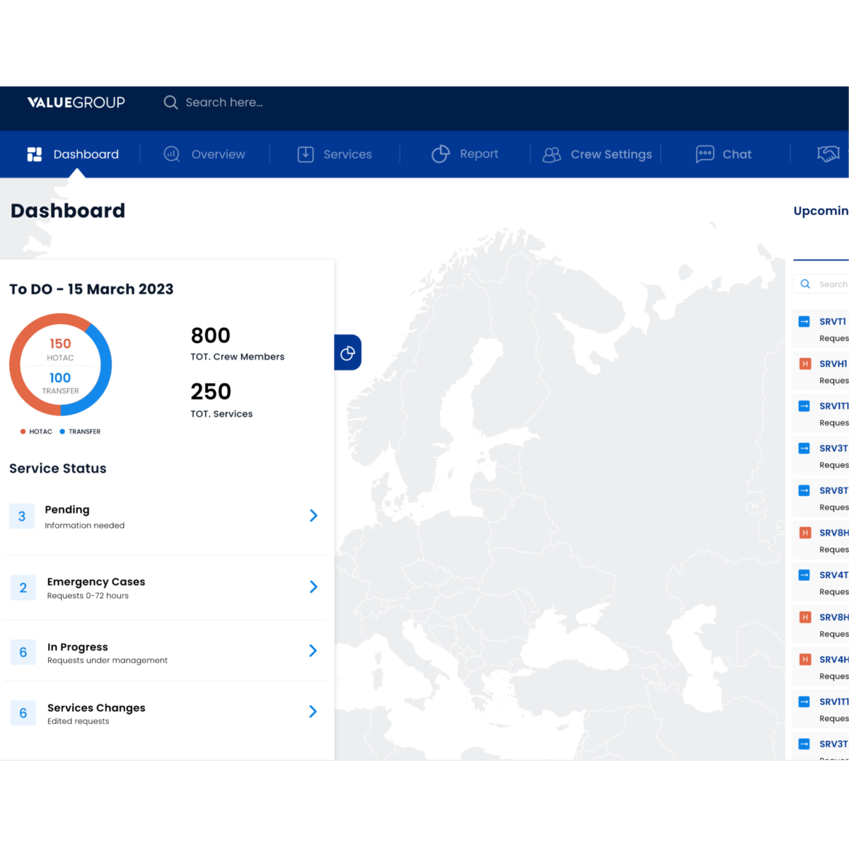 MAVRK - Integrated crew management