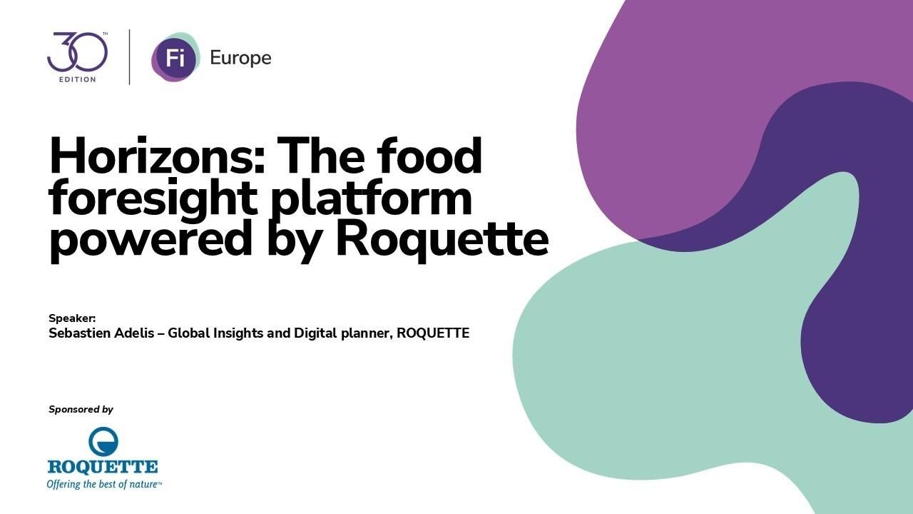 Horizons: The food foresight platform powered by Roquette