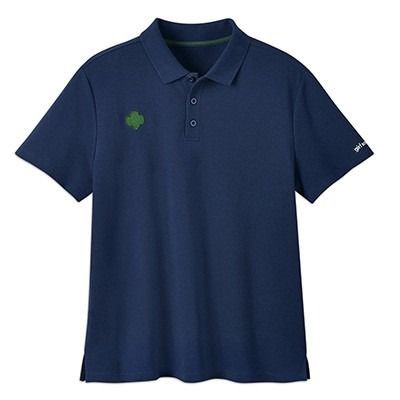 Navy Trefoil Polo Shirt