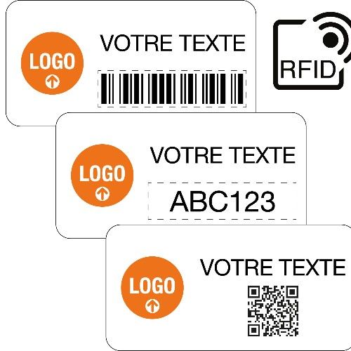 Etiquette de propriété RFID UHF personnalisables