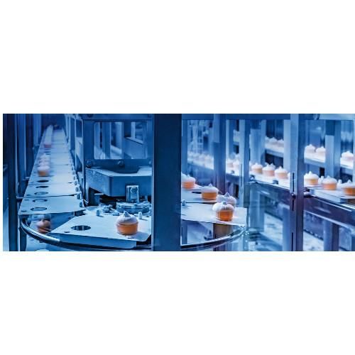 Gamme de composants standards couleur bleu de sécurité