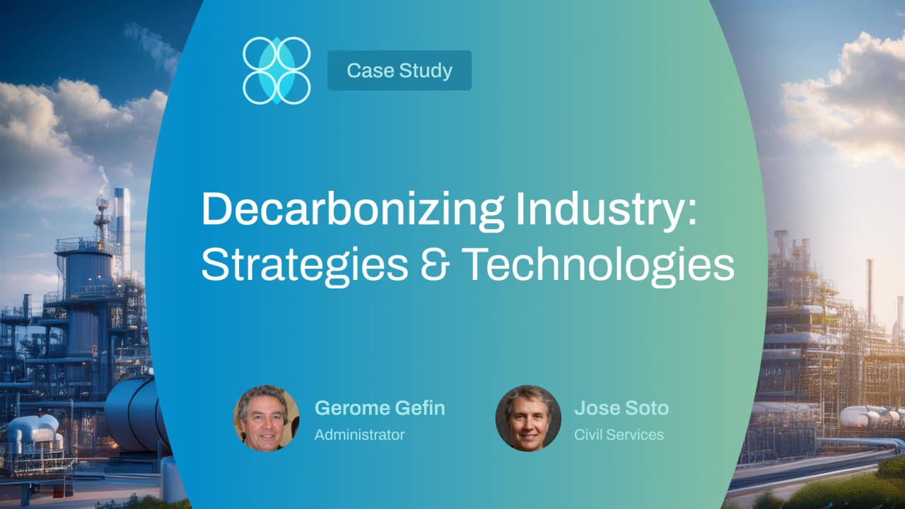 Decarbonizing Industry: Strategies and Technologies