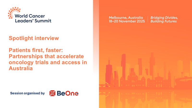 Spotlight interview - Patients first, faster: Partnerships that accelerate oncology trials and access in Australia