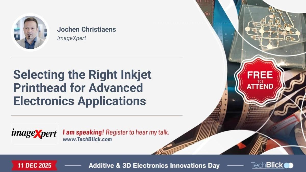 ImageXpert - Selecting the Right Inkjet Printhead for Advanced Electronics Applications