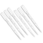 Disposable Plastic Pasteur Pipettes (Pack of 200) for Essential Oils, Science Lab & DIY Crafts
