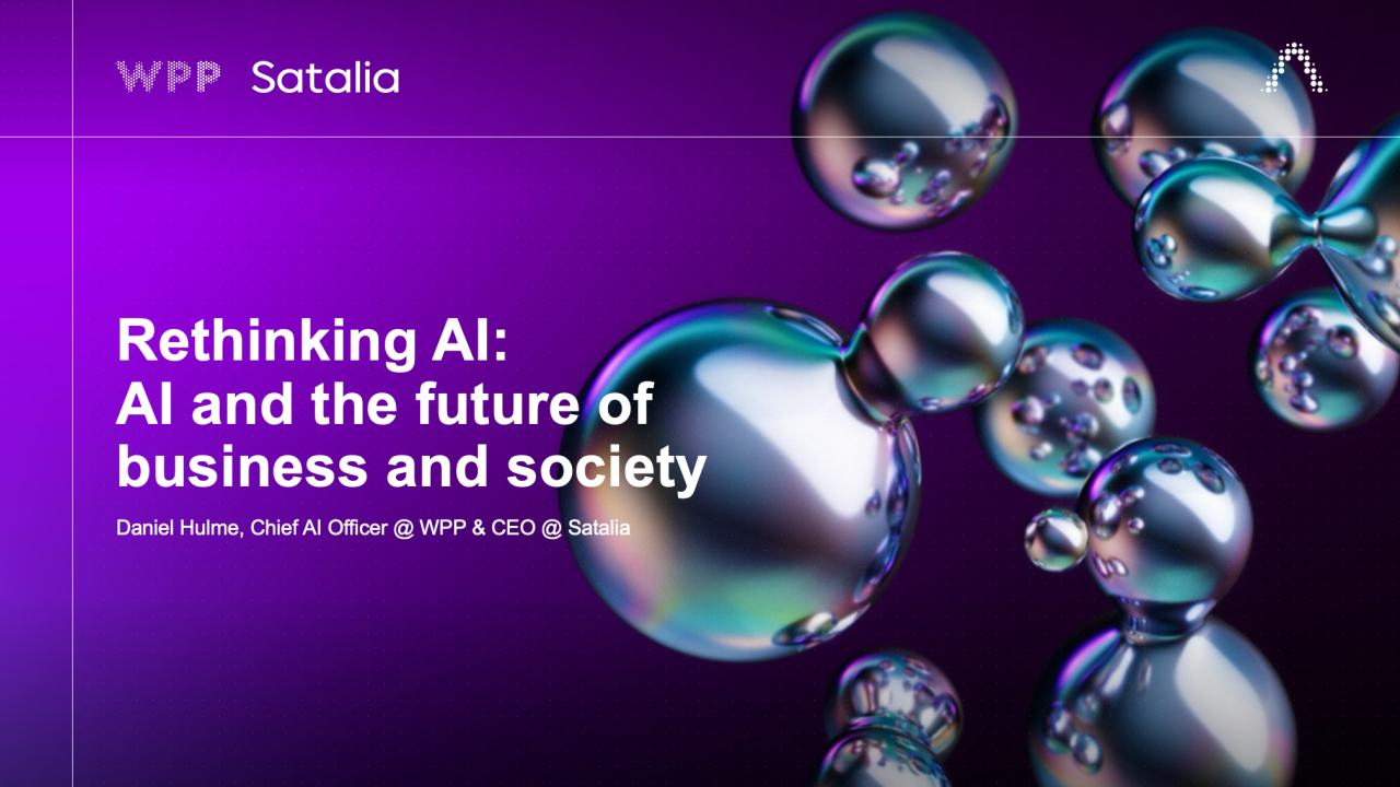 Rethinking AI: AI and the future of business and society