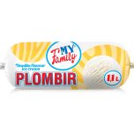 GELATO "MY FAMILY": PLOMBIR FORMATO TUBO 1,1 L - gusto vaniglia, 15% di grassi