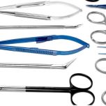 Hand-held, reusable, premium grade surgical instruments
