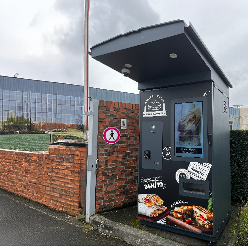 Panini & taco vending machine