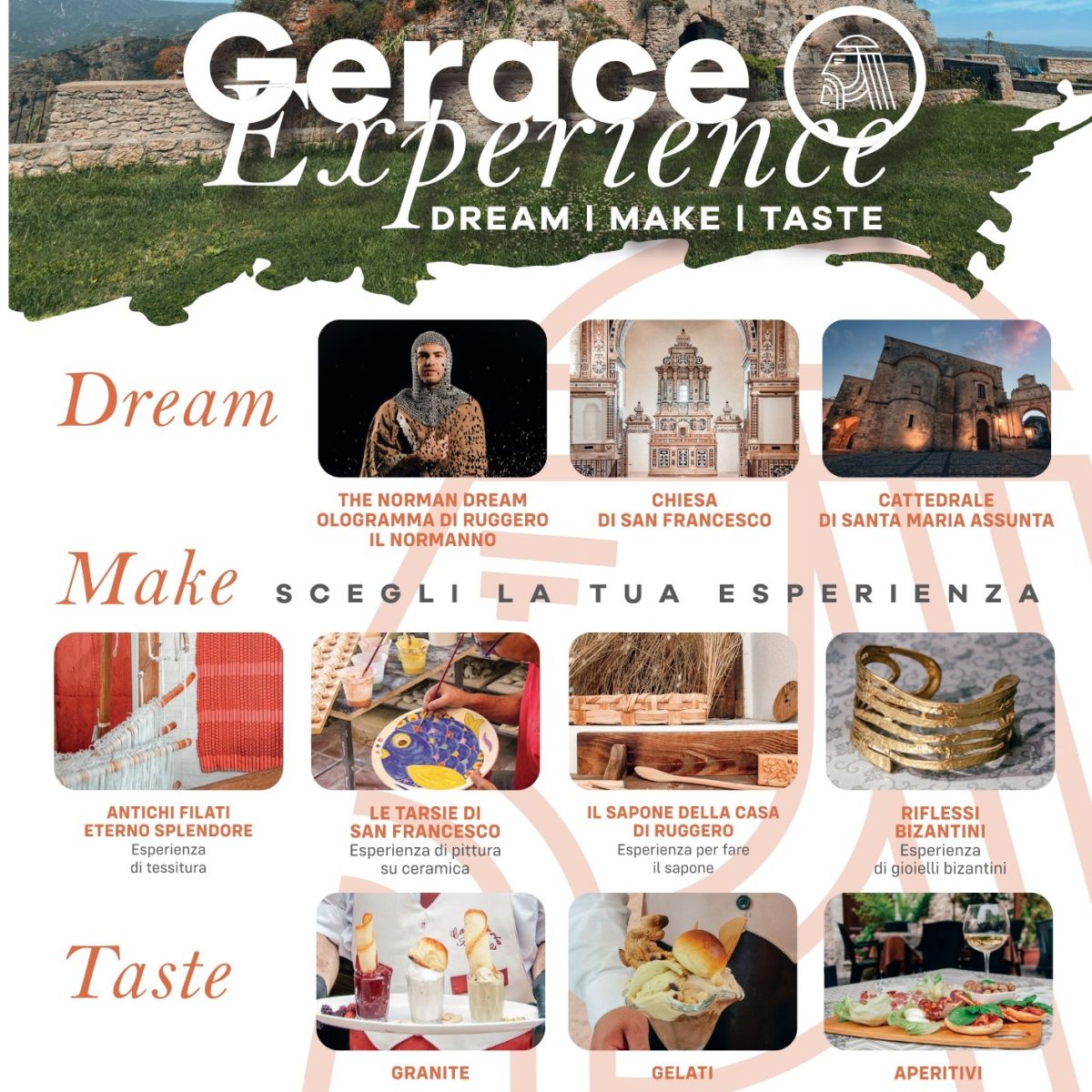 DREAM | MAKE | TASTE