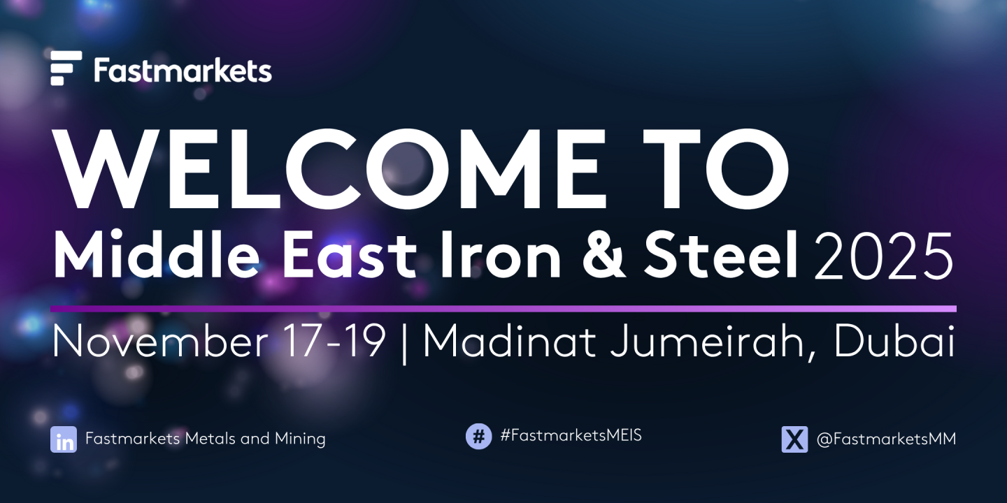 Fastmarkets Middle East Iron & Steel 2025