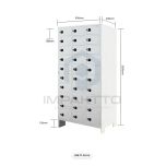 Armário plástico Colmeia