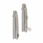 Fecho Escamoteável em Inox 304 para Cremona A1|A2|A3 com Trava p/ Cadeado - Linha Ecoflex