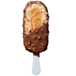 Paper ice cream sticks