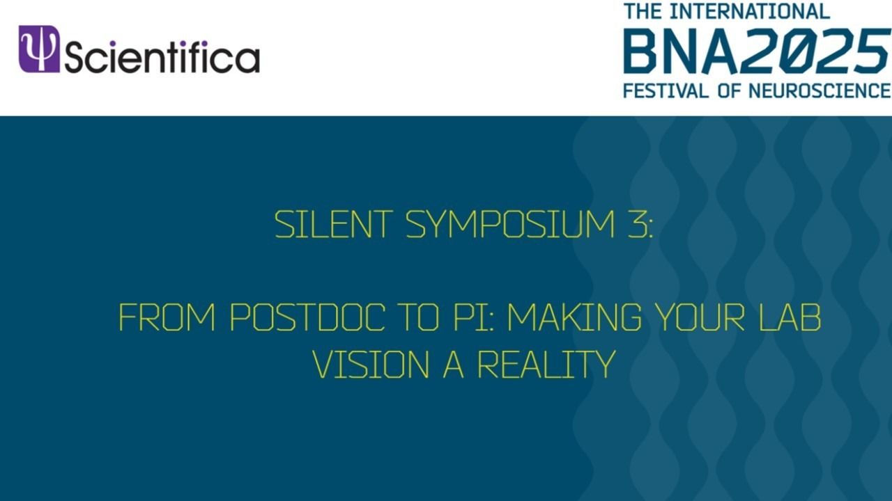Silent Symposium 3: From Postdoc to PI: Making Your Lab Vision a Reality