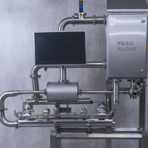 FOOD RADAR System : L' unique solution de détection par Micro-ondes, de plastiques d'emballage, de bouts de gants, de caoutchouc .. dans les tuyaux des process Agroalimentaires.