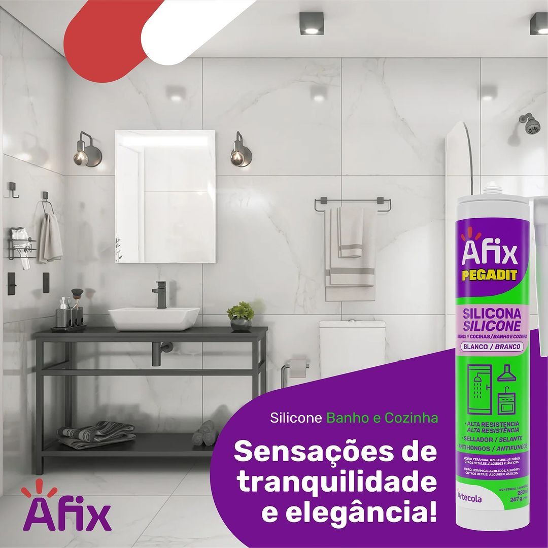 SILICONE ACÉTICO BANHO E COZINHA