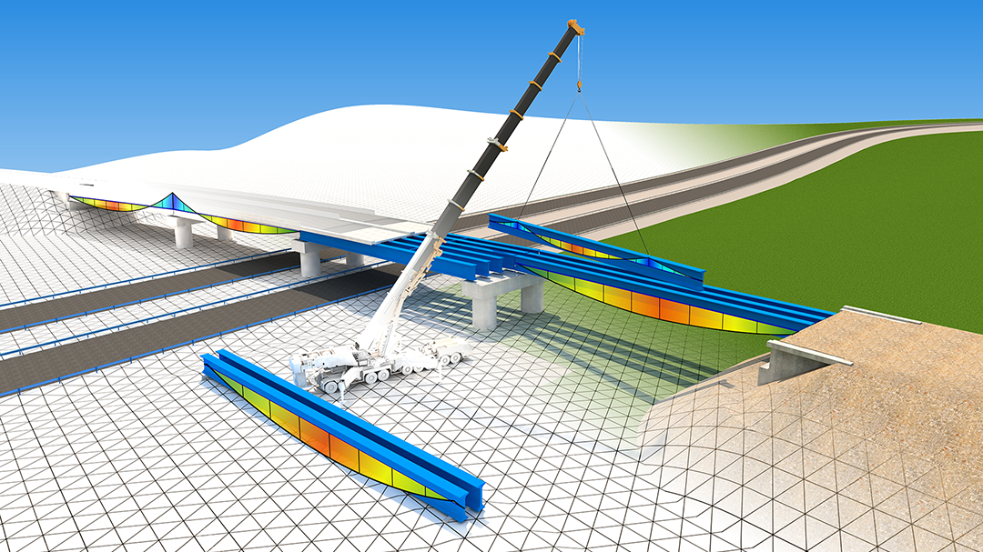 Precast Pretensioned Girder Bridge Modelling & Analysis with ALLPLAN 2025