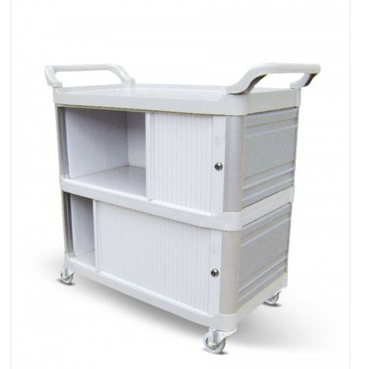 Carro Extra Triplex com Fechamento Lateral e Portas