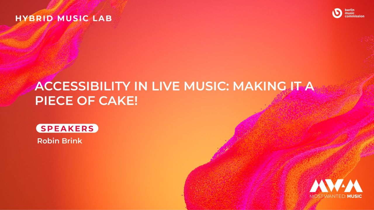 Accessibility In Live Music: Making it a Piece of Cake!