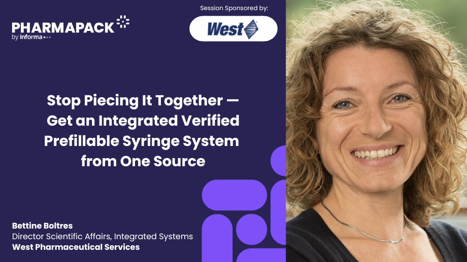 Stop Piecing It Together—Get an Integrated Verified Prefillable Syringe System from One Source