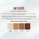 NATURE - LINHA AMADEIRADA DE PROTETORES DE PAREDE E CANTONEIRAS
