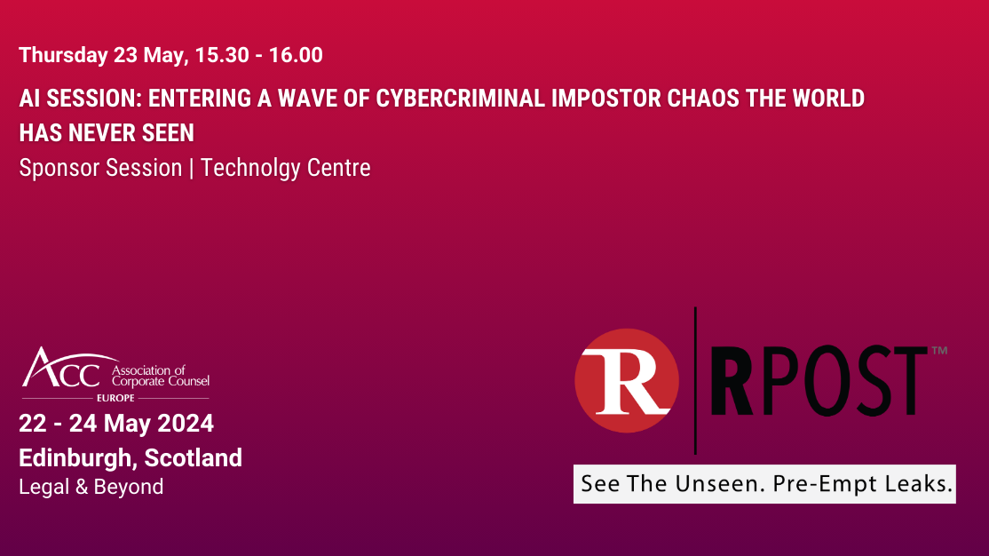 AI Session: Entering a Wave of Cybercriminal Impostor Chaos the World has Never Seen