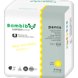 Bambiboo COTTONWEAR disposable nappies with organic cotton