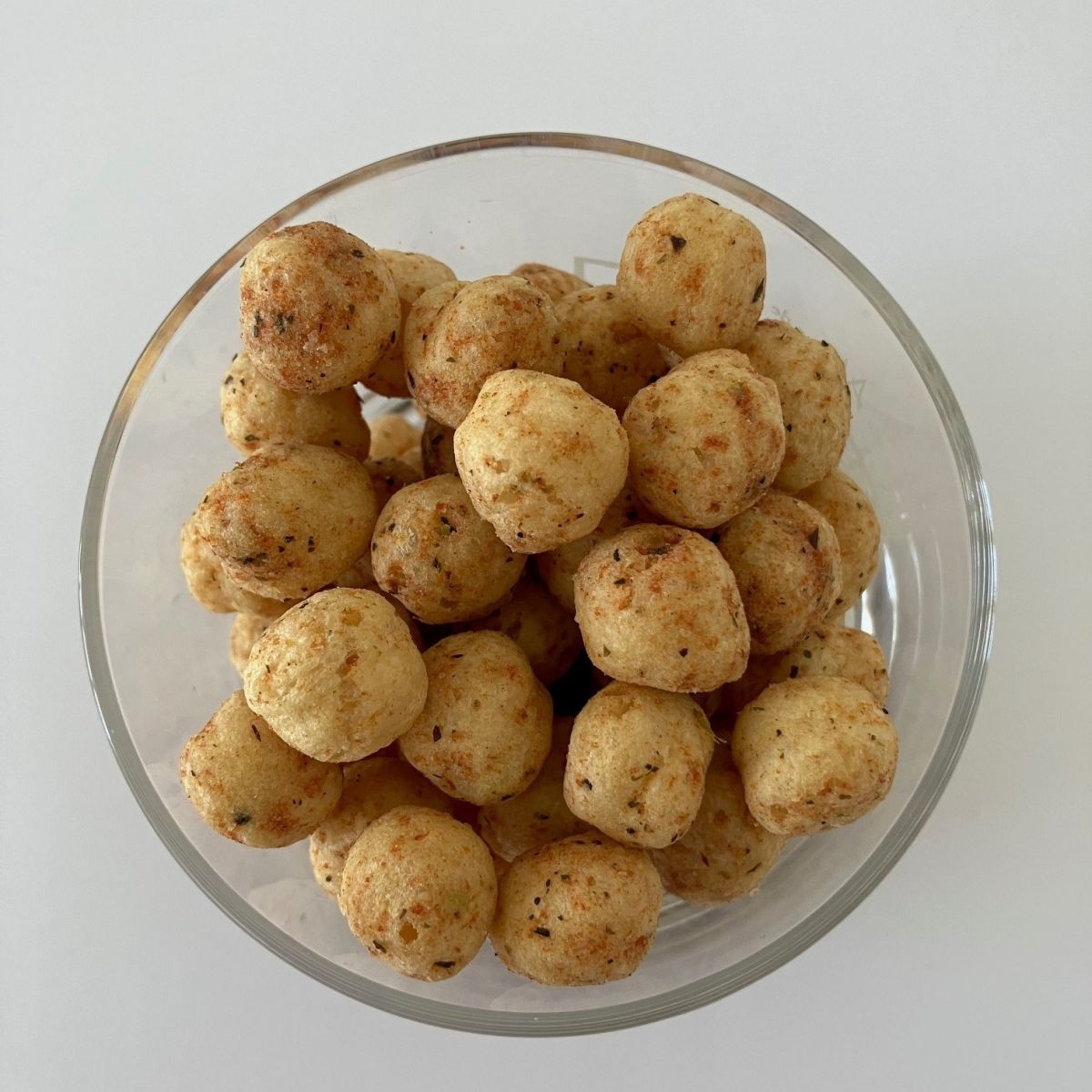 Tomato and oregano soy droplets