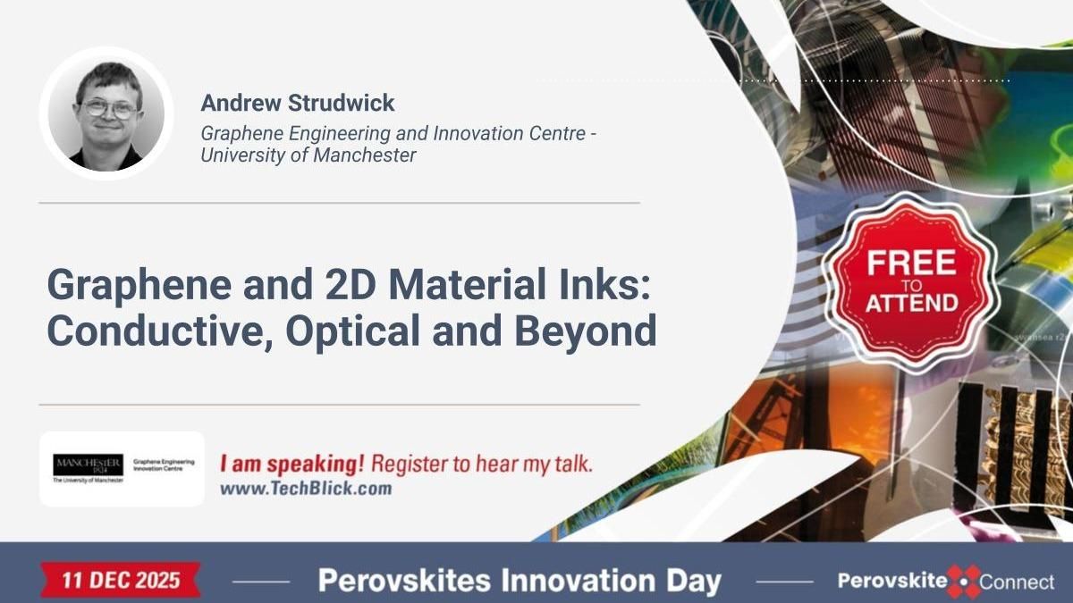 Graphene Engineering and Innovation Centre - University of Manchester - Graphene and 2D Material Inks: Conductive, Optical and Beyond