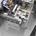 Linha para Encaixotar Hambúrgueres