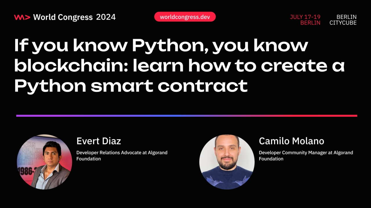 If you know Python, you know blockchain: learn how to create a Python smart contract
