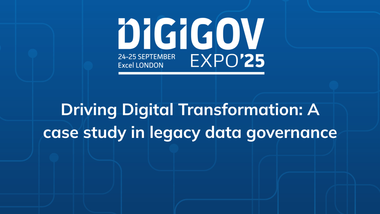 Driving Digital Transformation: A case study in legacy data governance