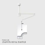 Suspended shielding for the upper body (including ceiling track)