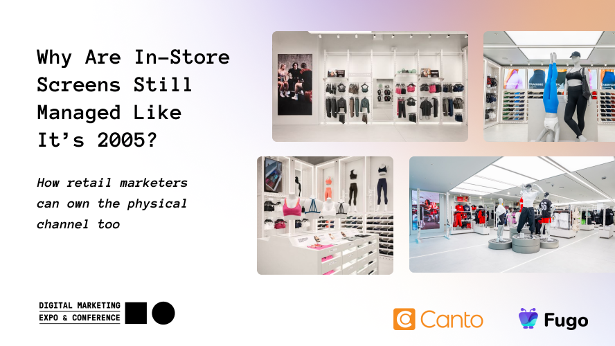 Why are in-store screens still managed like it’s 2005? How retail marketers can own the physical channel too