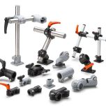 Noix de serrage et joints articulés pour tubes en technopolymère