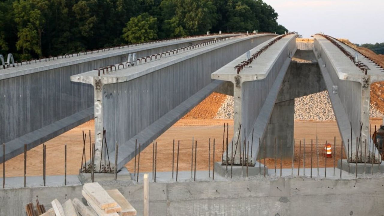 Precast girder bridge modeling