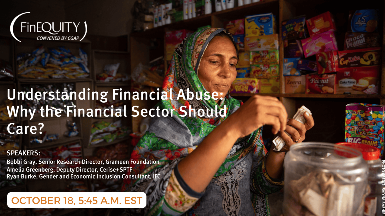 Understanding Financial Abuse: Why the Financial Sector Should Care?