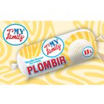 GELATO "MY FAMILY": PLOMBIR FORMATO TUBO 1,1 L - gusto vaniglia, 15% di grassi