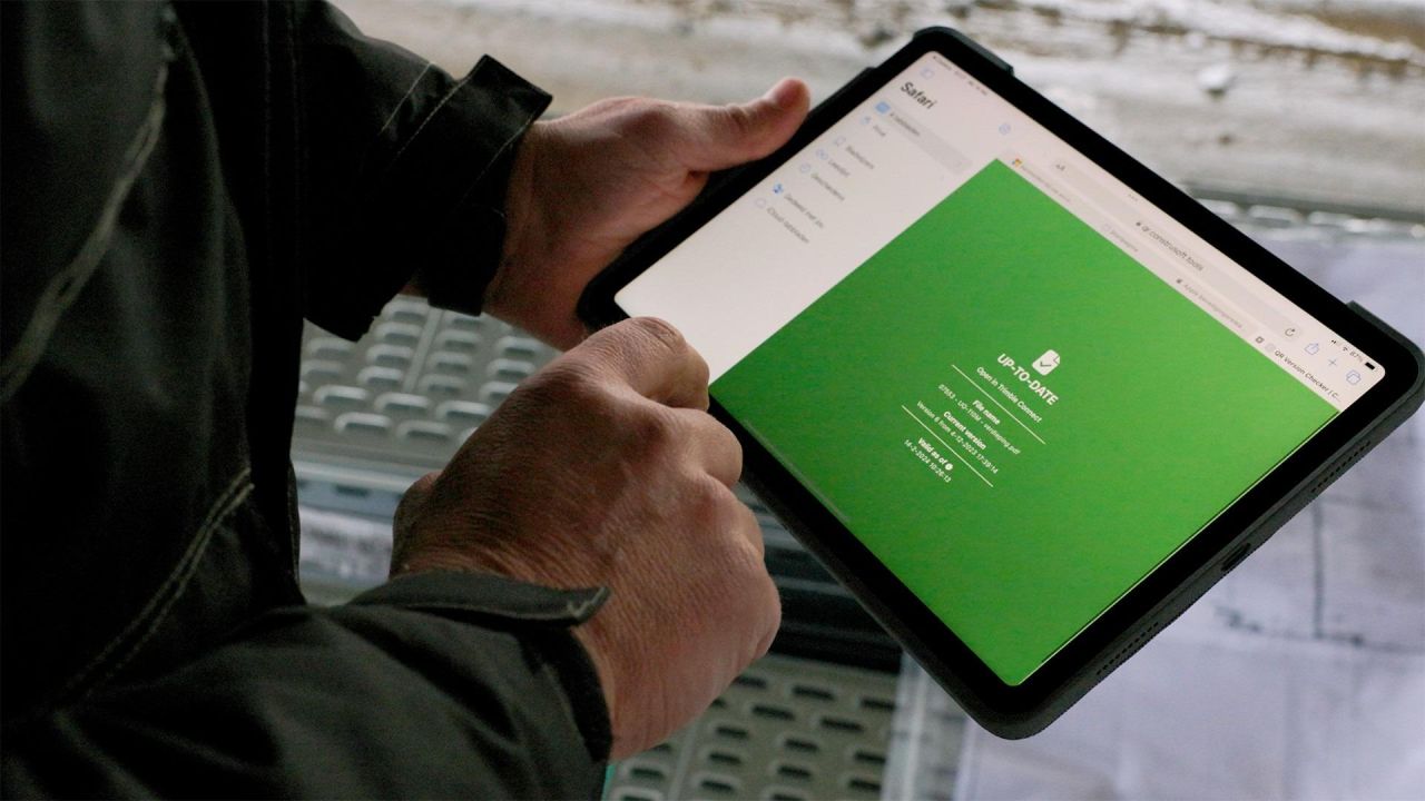 Samenwerken in de cloud: altijd de laatste versie met Trimble Connect