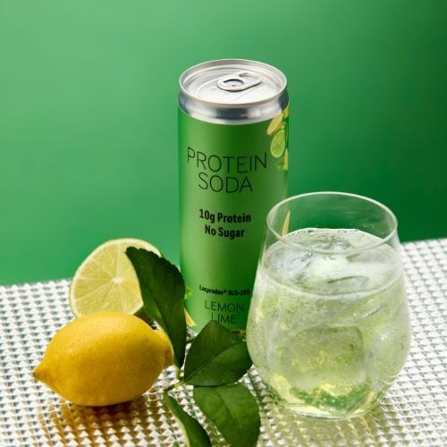 Clear whey protein soda