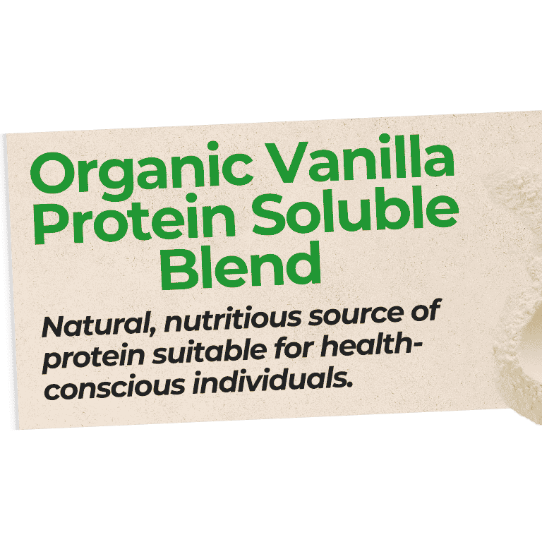 Organic Vanilla Protein Soluble Blend